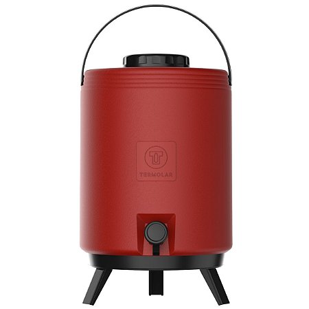 Garrafão Botijão Térmico Maxitermo 12L Vermelho Termolar