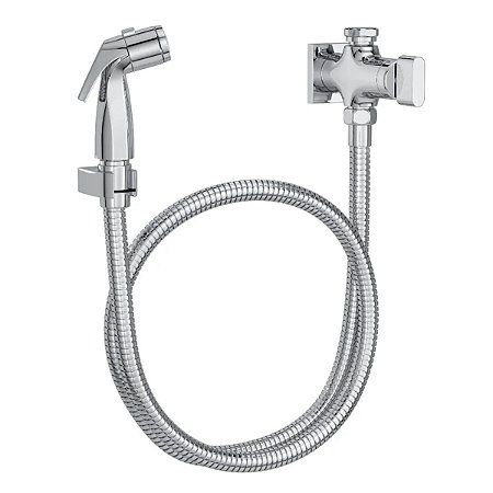 Ducha Higiênica com Registro e Derivação Polo Cromado 1984.C33.ACT.CR Deca