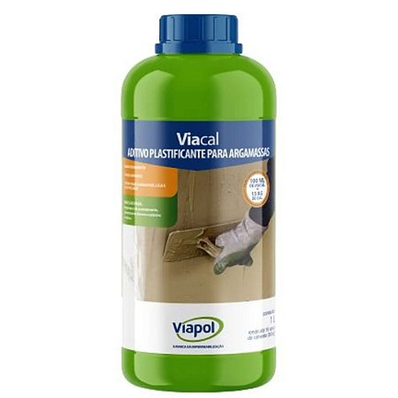 Aditivo Plastificante Viacal 1L Viapol