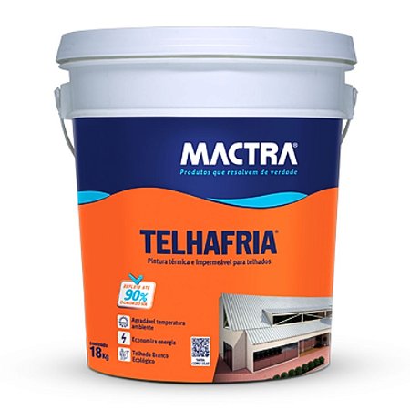 Tinta Térmica Impermeável Telha Fria 18KG Mactra
