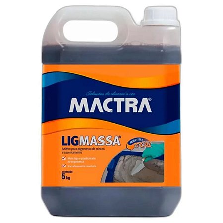 Aditivo para Argamassa Ligmassa 5KG Mactra