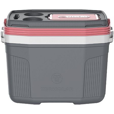 Caixa Térmica SUV 20 Litros Cinza e Rosa Termolar
