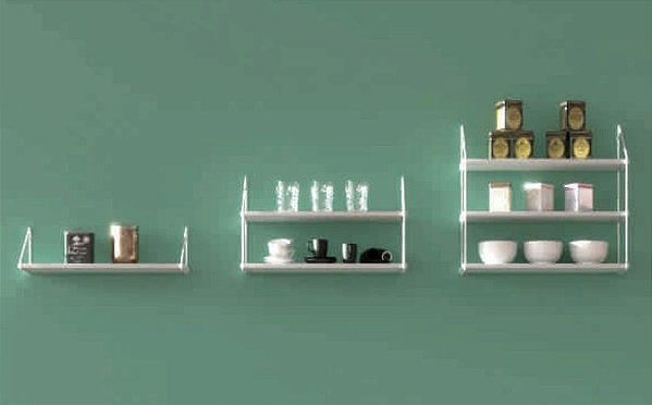 Prateleira com Suporte Aramado 20x60cm Multivisão