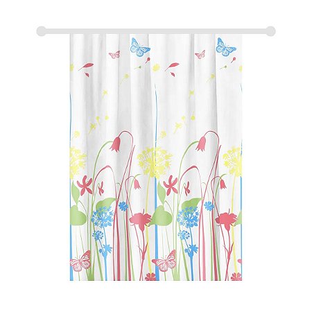 Cortina para Box Raízes 1 Poliester 1,80 x 1,80 m Astra