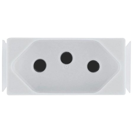 Modulo Tomada 2P+T 10A 250V Branco Aria 57217030 Tramontina