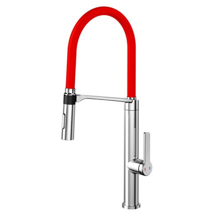 Misturador Monocomando para Cozinha Vermelho Docol