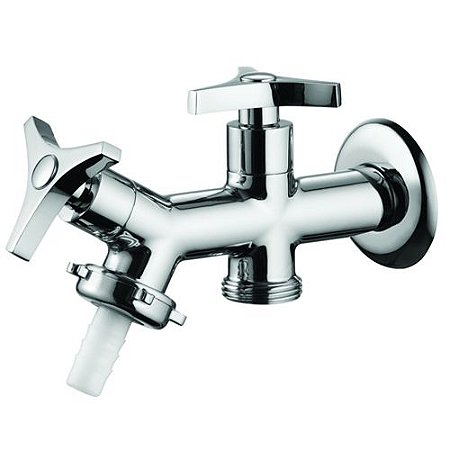 Torneira para Máquina de Lavar Roupa com Bico União Way Lorenzetti