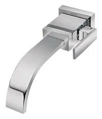 Torneira Square de Parede para Lavatório Cromado Docol