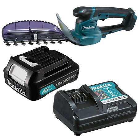 Aparador de Cerca a Bateria 12V UH201DZC 7-7/8 com Bateria e Carregador Makita