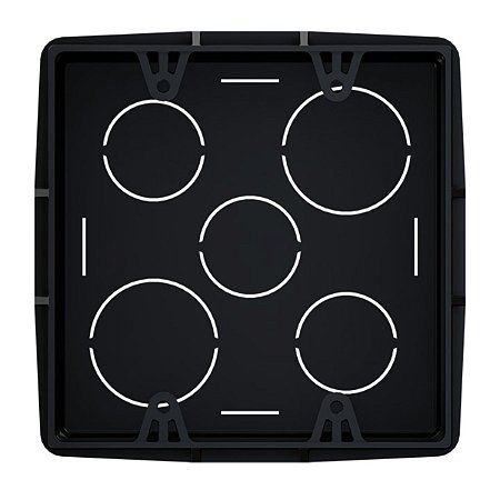 Caixa de Luz 4x4" Preta Roscá33042884 Tigre