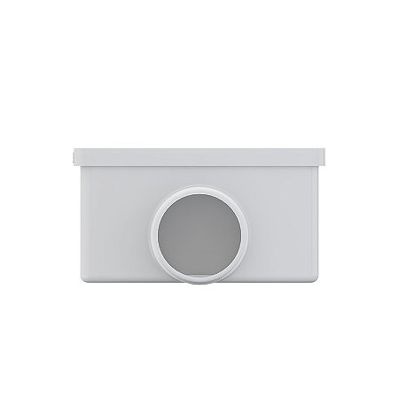 Corpo Ralo Sifonado Quadrado Cinza 100x53x40mm Tigre