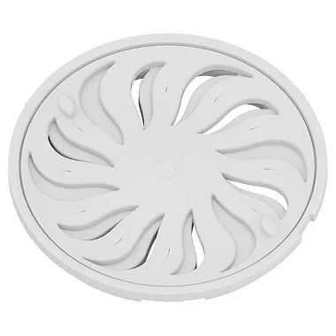 Grelha Redonda Abre Fecha 100MM Branca 27505708 Tigre