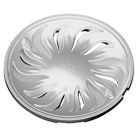 Grelha Abre e Fecha Redonda 100MM Cromada 27502300 Tigre