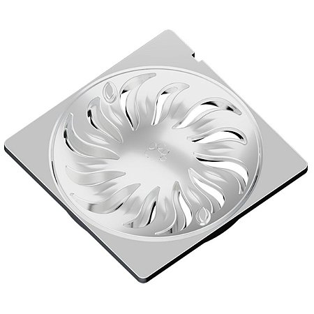 Grelha Quadrada Abre e Fecha 150MM Cromada 27502334 Tigre
