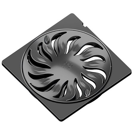 Grelha Quadrada Abre e Fecha Titânio 150MM 27501532 Tigre