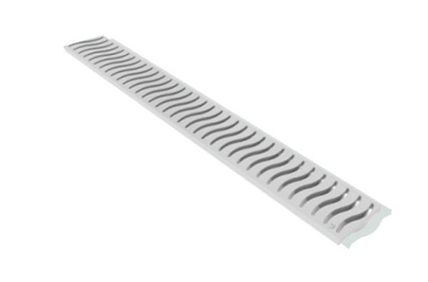 Grelha Ralo Linear Cinza 35cm Tigre