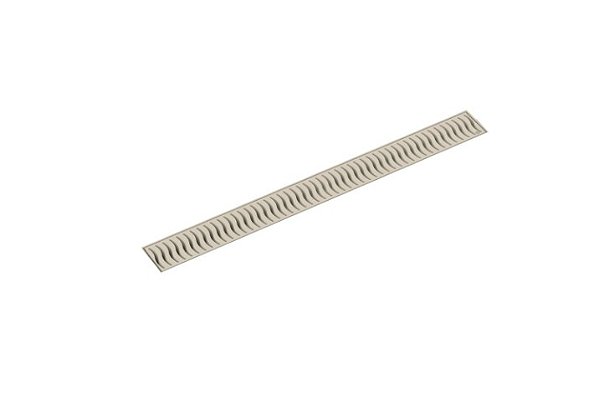 Grelha Ralo Linear 45cm Areia Tigre