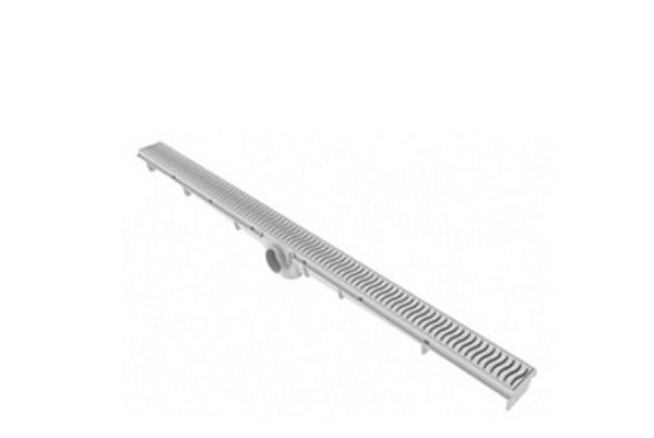 Ralo Linear Com Grelha Branco 90cm Tigre