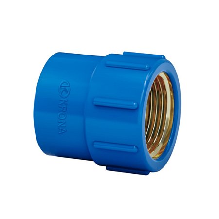 Luva Azul Soldável c/ Bucha de Latão 25mm x 3/4 Krona