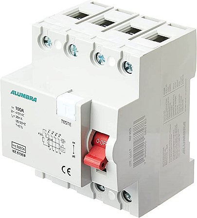 Interruptor Diferencial Residual IDR Tetra 100A 30MA Alumbra