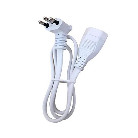 Cordão Prolongador Branco 90pp Plano 3x2 50x0,80Mm - Megatron