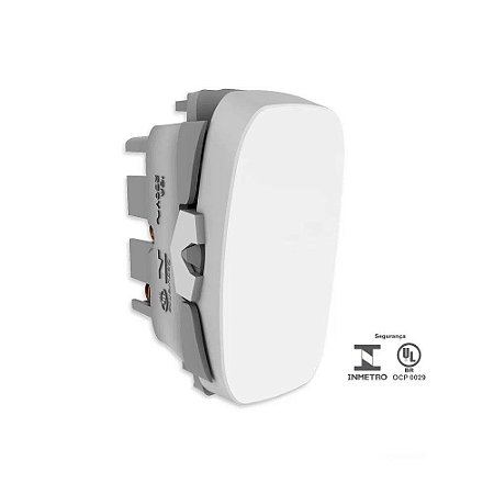 Módulo Interruptor Paralelo 10A Gracia Branco Alumbra