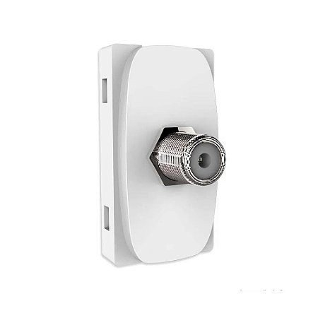Módulo Coaxial para Antena de TV Gracia Branco Alumbra