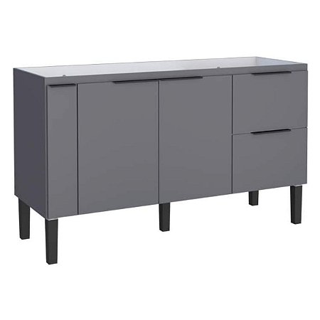 Gabinete para Cozinha Cisne 1,50M Madeira Cinza Cozimax