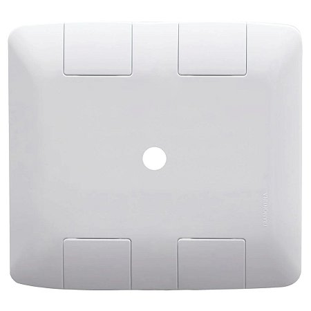 Placa 4x4 com 1 Furo 9,5MM Branca Aria 57203022 Tramontina