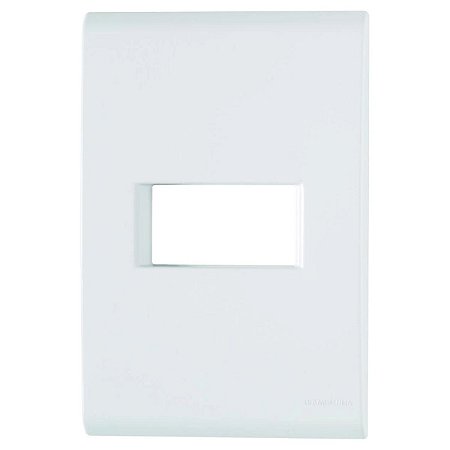 Placa 4x2 1 Posto Horizontal Branca Liz 57106204 Tramontina