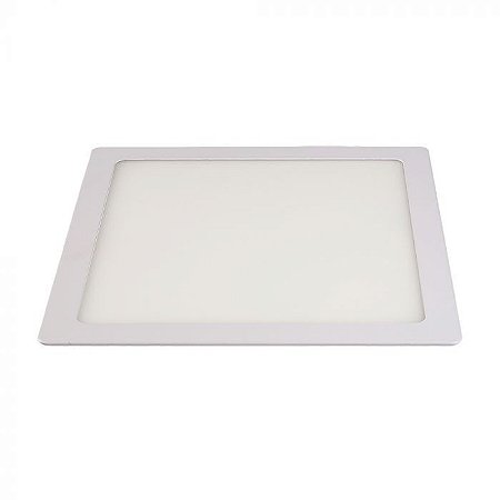 Painel Slim Led de Embutir 18W 4000K Bivolt Branca Bronzearte