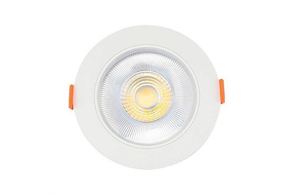 Spot Easy Led de Embutir 5W 3000K Bivolt Redondo Branco Bronzearte