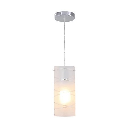 Pendente First Vidro Opalino 1 Lâmpada E27 Redondo Bronzearte