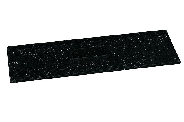 Pia de Mármore Sintético Standart 180cm Pedra Escura 5047-08 Rorato