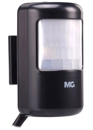Sensor de Presença de Parede Sobrepor com Fotocélula MPS-40F Preto - Margirius