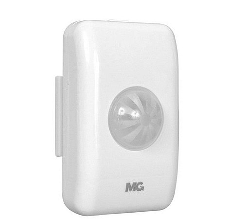 Sensor de Presença de Teto Embutir Sobrepor Branco com Fotocélula MPT-40SF B - Margirius