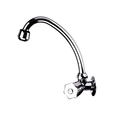 Torneira para Cozinha de Parede com Bica Móvel 1164 C50 Carneiro