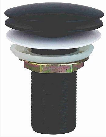 Válvula Lavatório Click Luxo 7/8 Black 1631 Carneiro