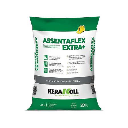 Argamassa AssentaFlex Extra+ ACII Cinza 20KG Kerakoll