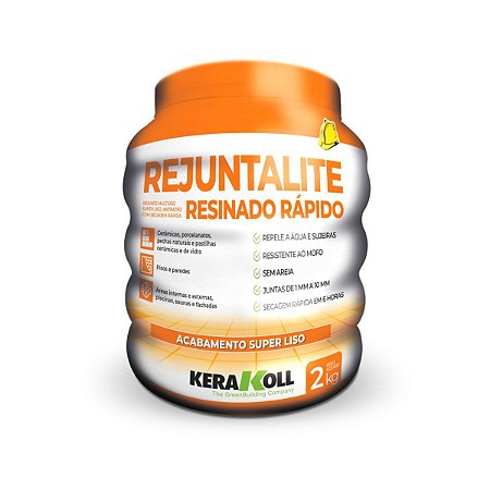 Rejunte Rejuntalite Resinado Branco 2KG Kerakoll
