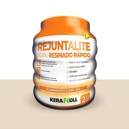 Rejunte Rejuntalite Resinado Bege 2KG Kerakoll