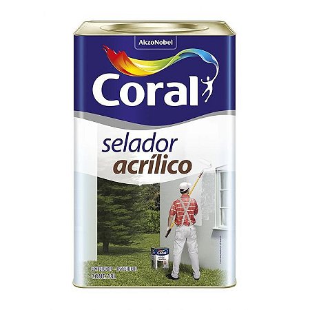 Selador Acrílico Branco 18L  - Coral