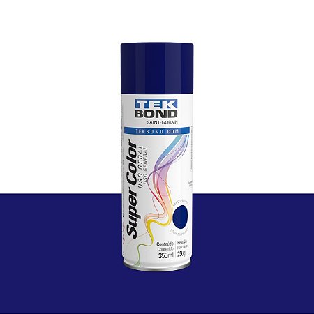Tinta Spray Uso Geral Azul Escuro 350ml Tekbond