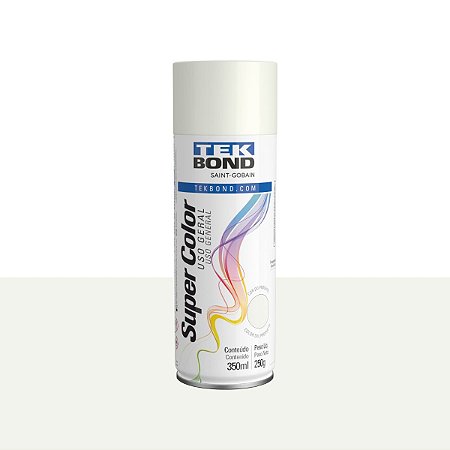 Tinta Spray Uso Geral Branco Fosco 350ml Tekbond