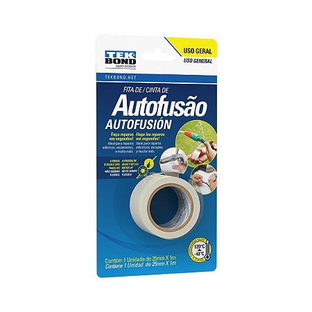 Fita Autofusão 25mm x 1m Tekbond
