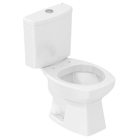 Kit Bacia com Caixa Acoplada, Assento, Anel de Vedação e Fixação Branco Thema Incepa