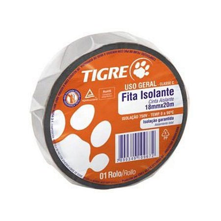 Fita Isolante Uso Geral 18MMx20M 54502630 Tigre