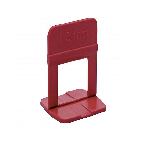 Espaçador Nivelador Slim 1,50mm Vermelho com 1000 unid Cortag