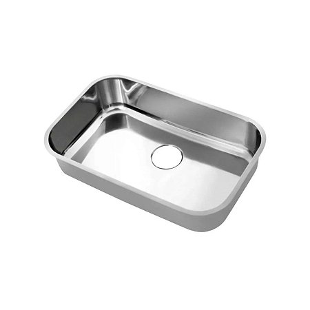 Cuba Inox Embutir Riva N02 56X34X14 Cs2 Brilho sem Válvula Docol
