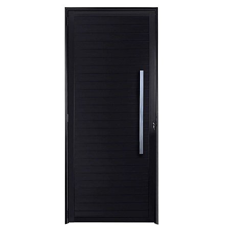Porta Lambril de Giro 210x90 Black Direita com Puxador 6471 Esquadrisul